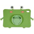 For Lenovo Tab P11 TB-J606F Cartoon Frog Design Anti-drop Tablet Case Silicone + PC Kickstand Protective Cover Fashion