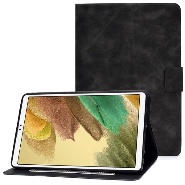 For Samsung Galaxy Tab A7 Lite 8.7-inch T220   T225 Cowhide Texture Solid Color PU Leather Stand Cover Card Slots Design Drop-proof Case Online now