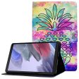 For Samsung Galaxy Tab A7 Lite 8.7-inch T220   T225 Card Slots Design Pattern Printing PU Leather Cover Tablet Shockproof Shell Case with Adjustable Stand Discount