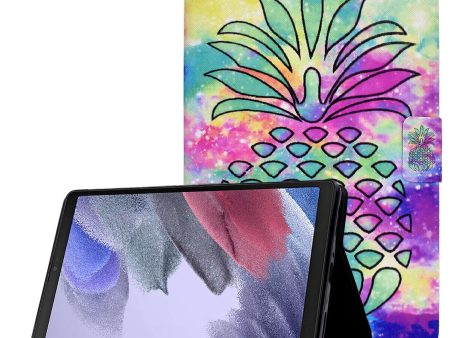 For Samsung Galaxy Tab A7 Lite 8.7-inch T220   T225 Card Slots Design Pattern Printing PU Leather Cover Tablet Shockproof Shell Case with Adjustable Stand Discount