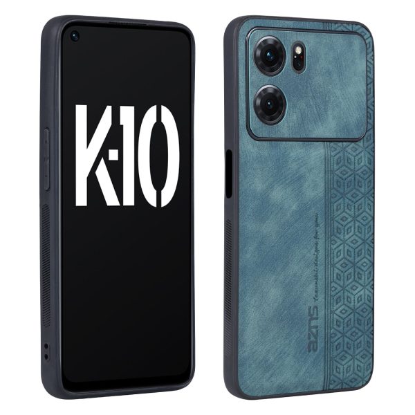 AZNS For Oppo K10 5G Anti-fall Cell Phone Cover Precise Cutouts Imprinted Pattern PU Leather + TPU Protective Phone Case Online now