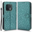 For OnePlus 10 Pro 5G Dot Pattern Imprinted Folio Flip Phone Case PU Leather Protective Cover with Stand Wallet Fashion