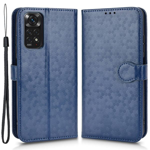 For Xiaomi Redmi Note 11 4G (Qualcomm)   Note 11S 4G Dot Pattern Imprinted PU Leather + TPU Stand Wallet Phone Cover Folio Flip Case For Discount