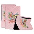 For Samsung Galaxy Tab S7   Tab S8 Anti-drop Folio Flip Cover Butterfly Printed PU Leather Tablet Case Auto Wake   Sleep Stand Case Hot on Sale