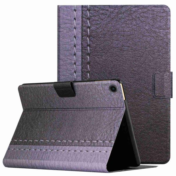 For Samsung Galaxy Tab A8 10.5 (2021)   X205   X200 Bi-color Splicing PU Leather Tablet Case with Stand Card Holder with Auto Wake   Sleep For Sale