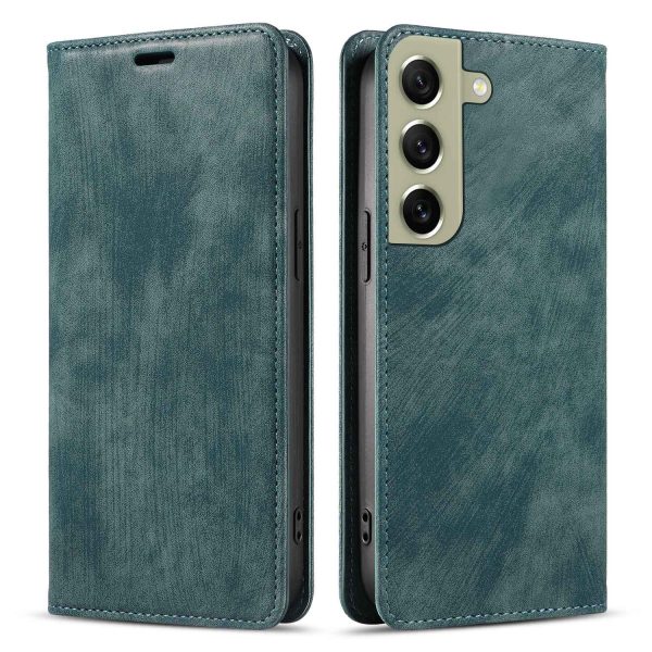 For Samsung Galaxy S21 FE 5G Shockproof PU Leather Stand Wallet Case Magnetic Auto-absorbed Phone Cover Online Hot Sale