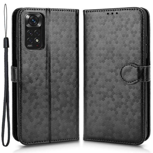 For Xiaomi Redmi Note 11 4G (Qualcomm)   Note 11S 4G Dot Pattern Imprinted PU Leather + TPU Stand Wallet Phone Cover Folio Flip Case For Discount