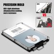 KB004 Metal + PC Business Card Holder ID Credit Card Storage Case with Money Clip and Retractable Key Chain Online Sale