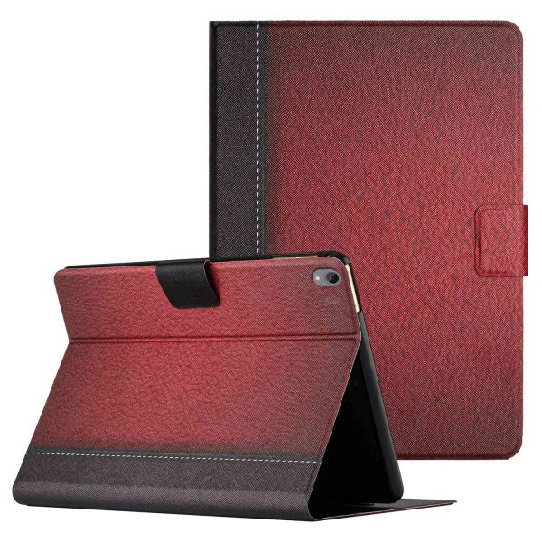 PU Leather Stand Case for Lenovo Tab P11 TB-J606F   Tab P11 5G, Bi-color Splicing Card Slots Protective Tablet Cover Online