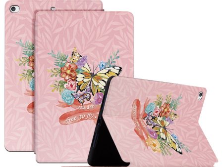 For iPad mini 4   mini (2019) 7.9 inch Protective Case Butterfly Printed Shockproof Cover Anti-Scratch Tablet Case with Stand For Cheap