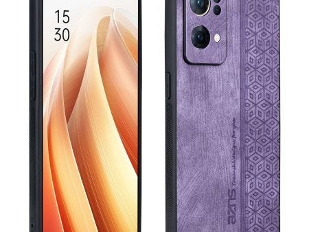 AZNS For Oppo Reno7 Pro 5G Drop-proof Imprinted Pattern Phone Case PU Leather Coated TPU Protective Cell Phone Cover Fashion