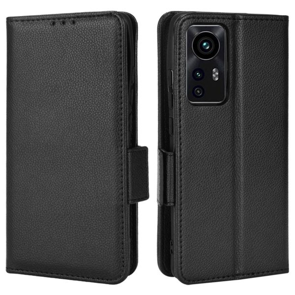 Litchi Texture Phone Cover for Xiaomi 12 Lite 5G, Wallet Stand PU Leather Side Magnetic Clasp Case For Sale