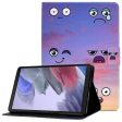 For Samsung Galaxy Tab A7 Lite 8.7-inch T220   T225 Card Slots Design Pattern Printing PU Leather Cover Tablet Shockproof Shell Case with Adjustable Stand Discount