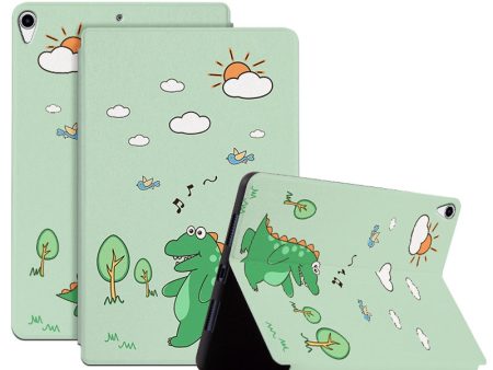 For iPad Air 10.5 inch (2019) iPad Pro 10.5-inch (2017) Cartoon Pattern Printing PU Leather Adjustable Stand Tablet Case with Auto Wake Sleep Online Hot Sale