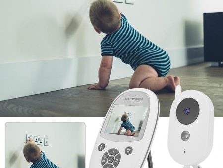 ZR302 2.4-inch Wireless Baby Monitor Night Vision Two Way Voice Talk Play Music Video Camera Cheap