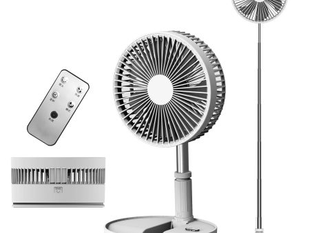 ADYSS P11 Portable Folding Telescopic Fan with Remote Control for Dormitory Bed Office Fashion