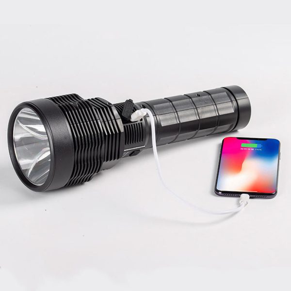 W5101 USB Rechargeable 18650 LED Flashlight Portable Torch Waterproof Spotlight Camping Lantern on Sale