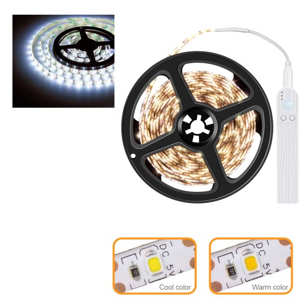 3m Waterproof LED Strip Light Battery Operated Human Body Induction Cabinet Light Bar Online