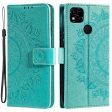 For Xiaomi Redmi 10A PU Leather Wallet Phone Cover Stand Mandala Flower Pattern Imprinted Phone Case with Strap For Cheap