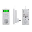 TS-3000 Thermoregulator Wireless Temperature Controller Thermostat Switch Timer Socket with Backlit Online now