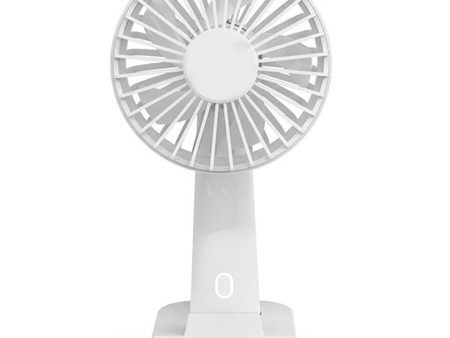 801 Handheld Fan with Cell Phone Holder 3 Speeds Portable Desk Fan for Camping Hiking Office Sale