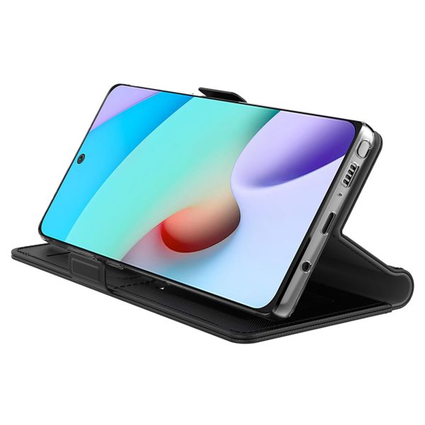 For Xiaomi Redmi 9C   9C NFC   10A Stand Makeup Mirror Design Anti-drop Magnetic PU Leather+TPU Protective Case Shell with Card Holder Online now