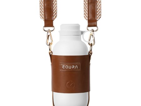 EQURA E-005 450ML Stylish Portable Outdoor Water Bottle Stainless Steel Insulated Cup with Tea Strainer (BPA Free, with FDA Certificate) Supply