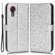 For Samsung Galaxy Xcover 5 Shockproof Phone Case Dot Pattern Imprinted Magnetic Clasp Leather Cover with Stand Wallet Online