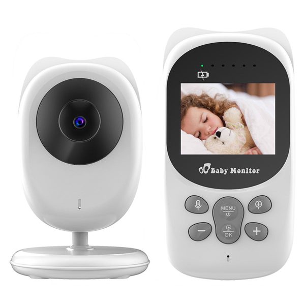 990 VOX Temperature Monitoring Lullabies Night Vision Long Range 2.4 Inch LCD Baby Monitor Wireless Camera Online Sale