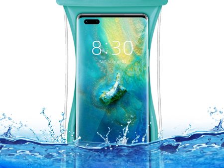 TPU Waterproof Bag for Under 7.2-inches Mobile Phone Beach Pool Phone Dry Bag with Floating Airbag For Sale