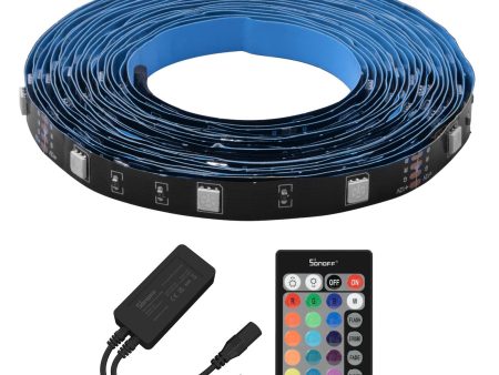 SONOFF L2 Lite 5m Smart RGB LED Light Strip Home Decorative Light with Remote Control For Discount