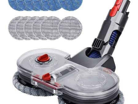 12PCS Electric Washable Mop Pads+1PC Water Tank Attachment for Dyson V15   V11   V10   V8   V7 Vacuum Cleaner Fashion