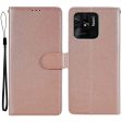 For Xiaomi Redmi 10C 4G Anti-scratch PU Leather Wallet Mobile Phone Case Covering Shell with Lanyard Cheap