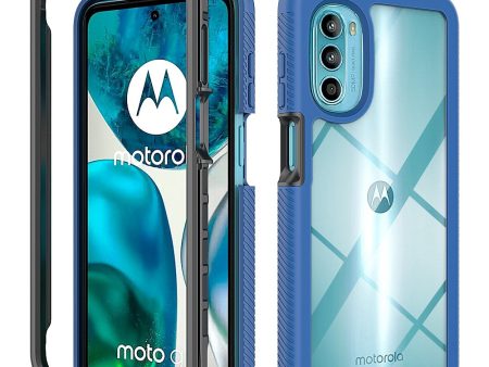 For Motorola Moto G52 4G   G82 5G Acrylic + PC + TPU Phone Case Drop-proof Transparent Protective Cover Cheap