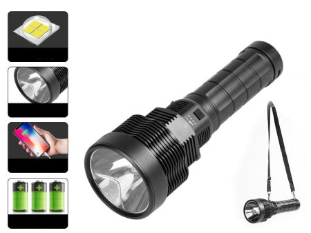 W5101 USB Rechargeable 18650 LED Flashlight Portable Torch Waterproof Spotlight Camping Lantern on Sale