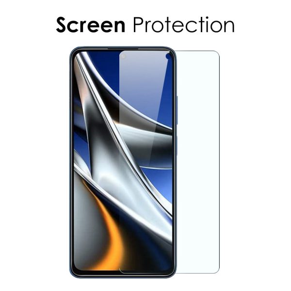 NORTHJO For Xiaomi Poco X4 Pro 5G Anti-scratch TPU Phone Case with Ultra-thin Tempered Glass Screen Protector Online Hot Sale