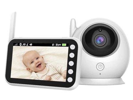 ABM100 4.3 inch LCD Baby Monitor Temperature Monitoring Lullabies 2 Way Voice Talk Baby Security IR Night Vision Video Camera For Discount