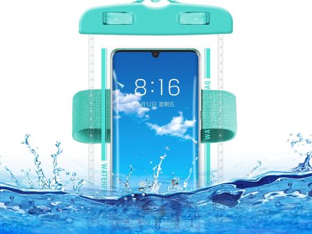 PVC Waterproof Phone Bag for Under 7.2-inches Mobile Phone Water Resistant Pouch with Strap for Swimming Sale