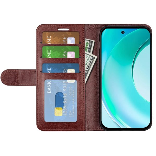 For Wiko T50 4G PU Leather Crazy Horse Texture Protective Cover, Book Style Wallet Stand Magnetic Clasp Phone Case Cheap