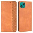 For Wiko T10 4G Retro Texture Magnetic Auto-absorbed Phone Drop-proof Case PU Leather Wallet Stand Cover Cheap