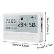 Multifunction LCD Digital Thermometer Hygrometer Alarm Clock Weather Forecast Fashion