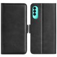 For Wiko T50 4G Double Magnetic Clasp Phone Case Shockproof Textured PU Leather TPU Wallet Stand Cover Sale