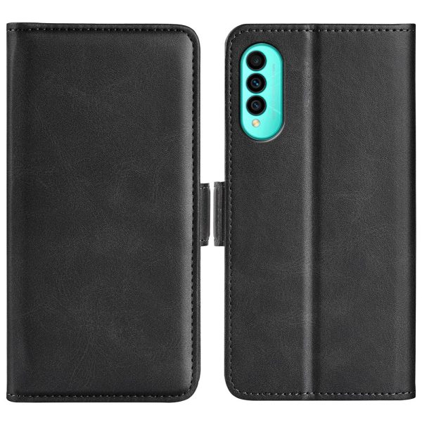 For Wiko T50 4G Double Magnetic Clasp Phone Case Shockproof Textured PU Leather TPU Wallet Stand Cover Sale