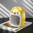 SX-HF03 Cute Penguin Shape Portable Desktop Air Cooler Air Conditioning Water Cooling Fan for Home Office Online now