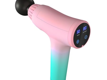 Cordless Massage Gun Handheld Body Neck Pain Relief Electric Massager Machine with 6 Heads on Sale