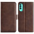 For Wiko T50 4G Double Magnetic Clasp Phone Case Shockproof Textured PU Leather TPU Wallet Stand Cover Sale