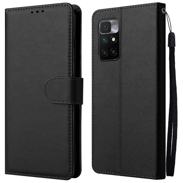 Stand Cover for Xiaomi Redmi 10 5G   Redmi 10 Prime+ 5G   Redmi Note 11E 5G, Folio Flip PU Leather Wallet Cell Phone Case with Lanyard For Sale