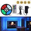 5m Waterproof 5050 RGB Lamp Remote Control LED Strip Light for Party Bedroom Hot on Sale