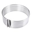 Cake Ring 6 to 8 Inch Adjustable Round Stainless Steel Mousse Mould Ring Bakeware Tool (BPA-free, No FDA Certificate) Fashion