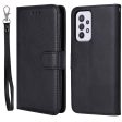 For Samsung Galaxy A33 5G KT Leather Series-3 Detachable Leather Coated TPU Case Stand Wallet PU Leather Phone Cover with Strap Discount